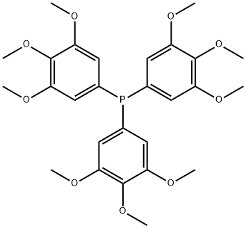 三(3,4,5-三甲氧基苯基)膦, 227472-09-5, 结构式