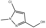 1H-Pyrazole-3-methanol, 5-chloro-1-methyl- 化学構造式