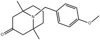 9-[(4-Methoxyphenyl)methyl]-1,5-dimethyl-9-azabicyclo[3.3.1]nonan-3-one|