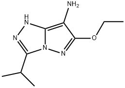 1H-Pyrazolo[5,1-c]-1,2,4-triazol-7-amine,6-ethoxy-3-(1-methylethyl)-(9CI) Struktur