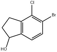 1H-Inden-1-ol, 5-bromo-4-chloro-2,3-dihydro-|