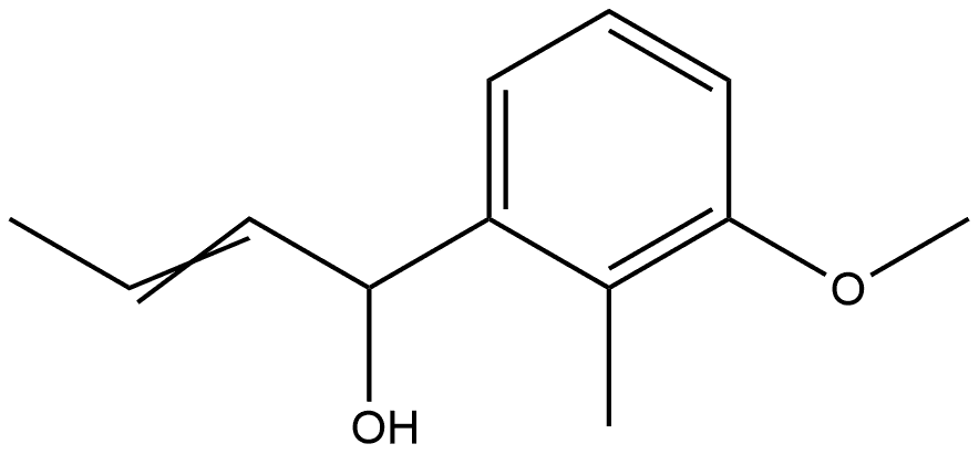 3-Methoxy-2-methyl-α-1-propen-1-ylbenzenemethanol Structure