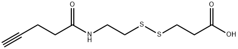 Alkyne-SS-COOH 化学構造式