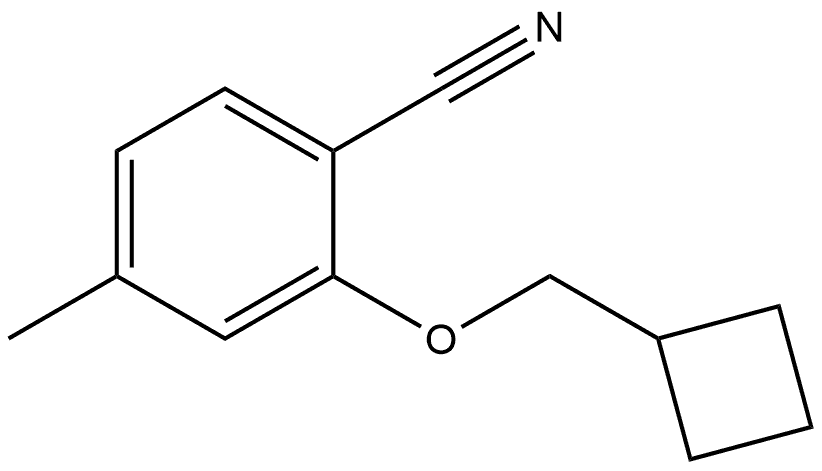 2-(Cyclobutylmethoxy)-4-methylbenzonitrile|