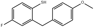 Benzenethiol, 4-fluoro-2-[(4-methoxyphenyl)methyl]-,228113-57-3,结构式
