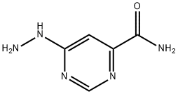 6-hydrazinylpyrimidine-4-carboxamide Structure