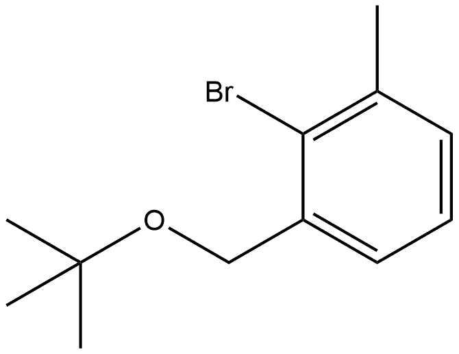 2-Bromo-1-[(1,1-dimethylethoxy)methyl]-3-methylbenzene Structure
