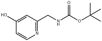 tert-butyl 
N-[(4-hydroxypyridin-2-yl)methyl]carbamate Structure