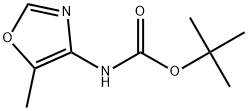 1,1-Dimethylethyl N-(5-methyl-4-oxazolyl)carbamate Struktur