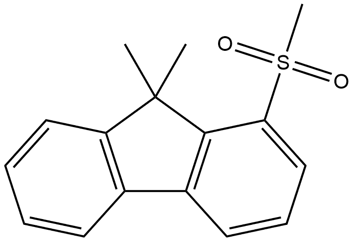 9,9-Dimethyl-1-(methylsulfonyl)-9H-fluorene,2286241-88-9,结构式