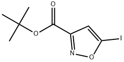 5-碘异唑-3-羧酸叔丁酯, 2287283-05-8, 结构式
