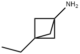 Bicyclo[1.1.1]pentan-1-amine, 3-ethyl- 化学構造式