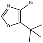 4-Bromo-5-(1,1-dimethylethyl)oxazole Structure