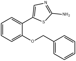 5-(2-(Benzyloxy)phenyl)thiazol-2-amine Struktur