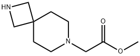 2,7-Diazaspiro[3.5]nonane-7-acetic acid, methyl ester Structure