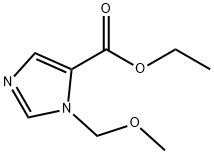 Ethyl 3-(methoxymethyl)imidazole-4-carboxylate 化学構造式