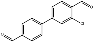 3-氯-[1,1'-联苯]-4,4'-二甲醛 结构式