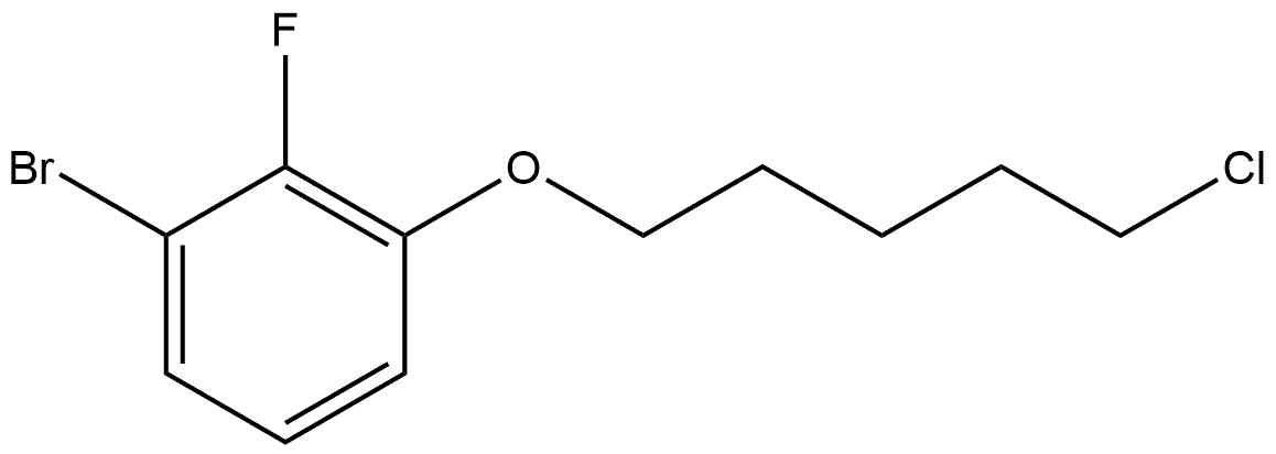 1-Bromo-3-[(5-chloropentyl)oxy]-2-fluorobenzene Structure