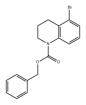 1(2H)-Quinolinecarboxylic acid, 5-bromo-3,4-dihydro-, phenylmethyl ester|5-溴-3,4-二氢喹啉-1(2H)-羧酸苄酯