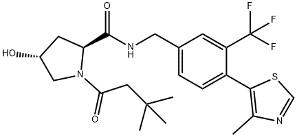 Fluorinated VHL spy molecule 1 Struktur