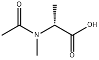 N-acetyl-N-methyl-D-Alanine 化学構造式