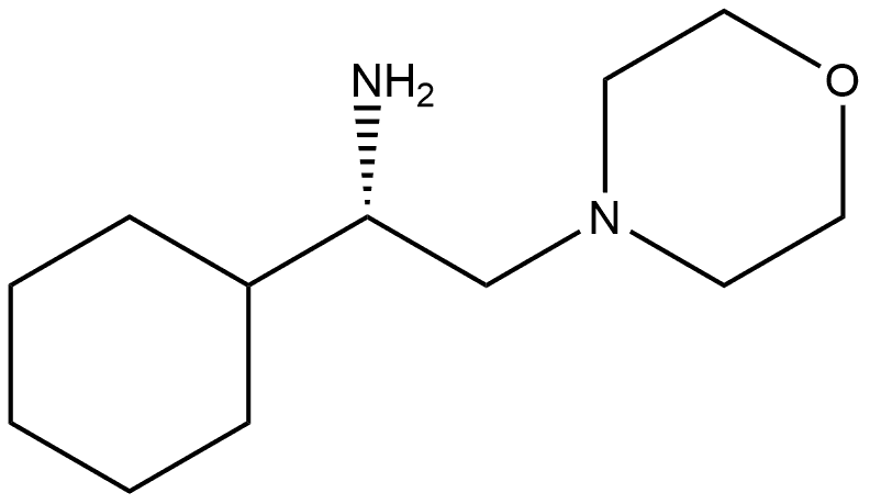 ( S ) - 1 -环己基- 2 -吗啉酮- 1 -乙胺 结构式