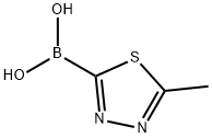 Boronic acid, B-(5-methyl-1,3,4-thiadiazol-2-yl)- Struktur