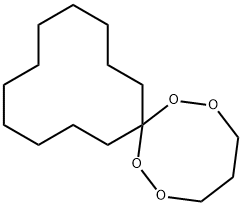 1,2,6,7-tetraoxaspiro(7.11)nonadecane Struktur