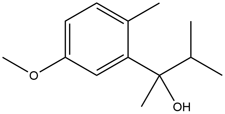5-Methoxy-α,2-dimethyl-α-(1-methylethyl)benzenemethanol 结构式
