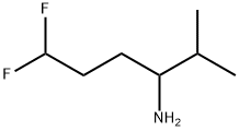 6,6-difluoro-2-methylhexan-3-amine 结构式