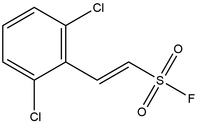 (1E)-2-(2,6-Dichlorophenyl)ethenesulfonyl fluoride Struktur