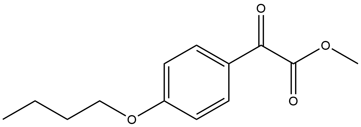 Methyl 4-butoxy-α-oxobenzeneacetate,2294056-90-7,结构式