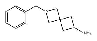 2-Azaspiro[3.3]heptan-6-amine, 2-(phenylmethyl)- 结构式