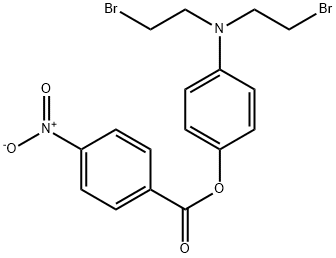 4-[Bis(2-bromoethyl)amino]phenyl=4-nitrobenzoate Structure