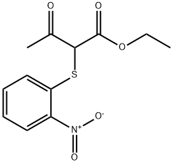Butanoic acid, 2-[(2-nitrophenyl)thio]-3-oxo-, ethyl ester,22956-94-1,结构式