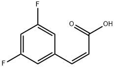 2-Propenoic acid, 3-(3,5-difluorophenyl)-, (2Z)-,2295698-31-4,结构式