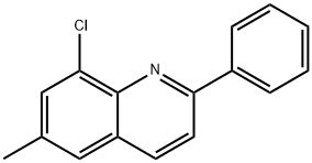 8-Chloro-6-methyl-2-phenylquinoline Struktur