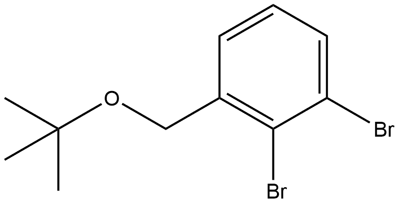 1,2-Dibromo-3-[(1,1-dimethylethoxy)methyl]benzene Struktur