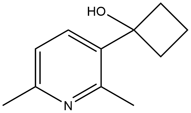 1-(2,6-Dimethyl-3-pyridinyl)cyclobutanol Struktur