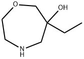 6-Ethylhexahydro-1,4-oxazepin-6-ol Struktur