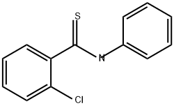Benzenecarbothioamide, 2-chloro-N-phenyl- Structure