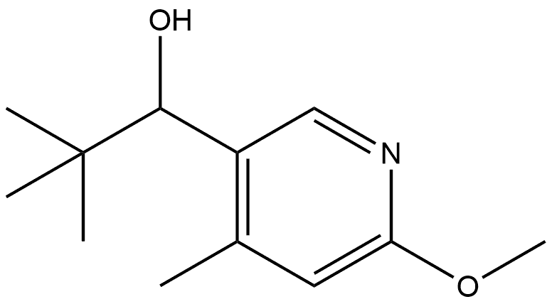 α-(1,1-Dimethylethyl)-6-methoxy-4-methyl-3-pyridinemethanol|