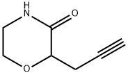 3-Morpholinone, 2-(2-propyn-1-yl)- Structure