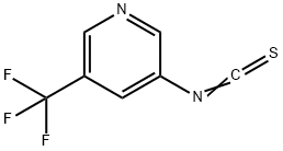 Pyridine, 3-isothiocyanato-5-(trifluoromethyl)- Structure