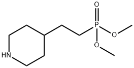 Phosphonic acid, P-[2-(4-piperidinyl)ethyl]-, dimethyl ester Structure
