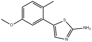 5-(5-Methoxy-2-methylphenyl)thiazol-2-amine|