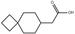 Spiro[3.5]nonane-7-acetic acid 化学構造式