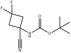 Carbamic acid, N-(1-cyano-3,3-difluorocyclobutyl)-, 1,1-dimethylethyl ester|