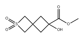 6-羟基-2-噻螺环[3.3]庚烷-6-羧酸甲酯2,2-二氧化物, 2302769-98-6, 结构式