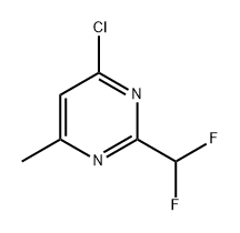 4-氯-2-(二氟甲基)-6-甲基嘧啶, 2302807-98-1, 结构式